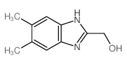 1H-Benzimidazole-2-methanol,5,6-dimethyl- Structure