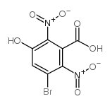 3-溴-5-羟基-2,6-二硝基苯甲酸结构式
