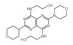 Ethanol,2,2'-[(2,6-di-4-morpholinylpyrimido[5,4-d]pyrimidine-4,8-diyl)diimino]bis-(9CI) Structure