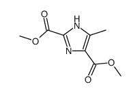 dimethyl 5-methyl-1H-imidazole-2,4-dicarboxylate结构式