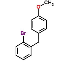1-bromo-2-[(4-Methoxyphenyl)Methyl]-Benzene结构式