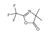 4,4-dimethyl-2-(trifluoromethyl)-1,3-oxazol-5-one结构式