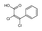 (Z)-2,3-Dichloro-3-phenylpropenoic acid结构式