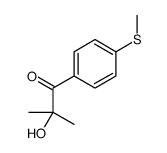 2-hydroxy-2-methyl-1-(4-methylsulfanylphenyl)propan-1-one Structure