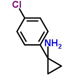 1-(4-Chlorophenyl)cyclopropanamine Structure