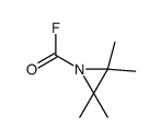 1-Aziridinecarbonyl fluoride, 2,2,3,3-tetramethyl- (9CI)结构式