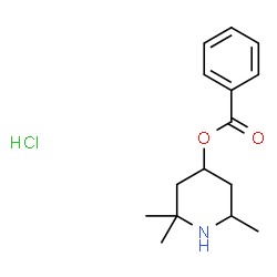 4-BENZOYLOXY-2,2,6-TRIMETHYL-PIPERIDINIUM CHLORIDE Structure