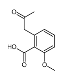 2-methoxy-6-(2-oxopropyl)benzoic acid Structure