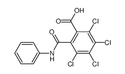 tetrachloro-N-phenylphthalamic acid Structure