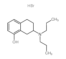 7-(二丙基氨基)-5,6,7,8-四氢-1-萘酚氢溴酸盐结构式