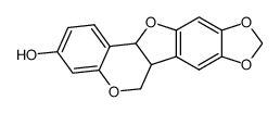 (-)-maackiain Structure