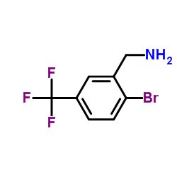 2-BROMO-5-TRIFLUOROMETHYL-BENZYLAMINE Structure
