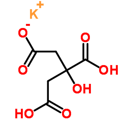 citric acid potassium salt Structure