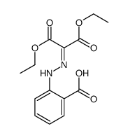 2-[2-(1,3-diethoxy-1,3-dioxopropan-2-ylidene)hydrazinyl]benzoic acid Structure