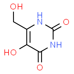 6-(羟甲基)-5-羟基尿嘧啶结构式