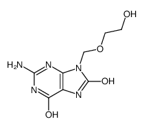 8-hydroxyacyclovir Structure