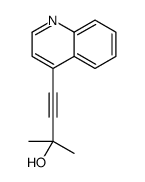2-甲基-4-(喹啉-4-基)3-丁炔-2-醇结构式