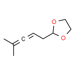 1,3-Dioxolane,2-(4-methyl-2,3-pentadienyl)- (9CI)结构式