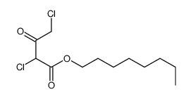 octyl 2,4-dichloro-3-oxobutanoate Structure