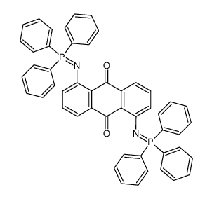 N,N-(anthraquinon-1,5-diyl)-bis(triphenylphosphazene)结构式