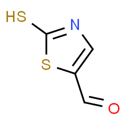 5-Thiazolecarboxaldehyde,2-mercapto- (7CI) structure