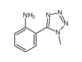 2-(1-甲基-1H-四唑-5-基)苯胺结构式