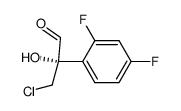3-chloro-2-(2,4-difluorophenyl)-2-hydroxypropionaldehyde Structure