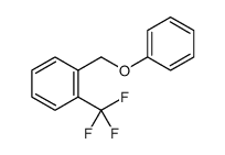 Benzene, 1-(phenoxymethyl)-2-(trifluoromethyl) Structure