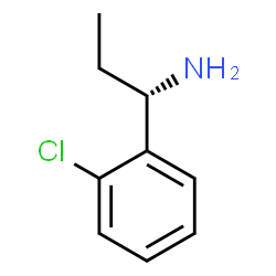 (1S)-1-(2-CHLOROPHENYL)PROPYLAMINE Structure