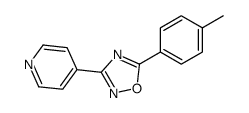 5-(4-methylphenyl)-3-pyridin-4-yl-1,2,4-oxadiazole Structure