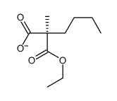 (2R)-2-ethoxycarbonyl-2-methylhexanoate Structure
