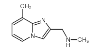 N-甲基(8-甲基h-咪唑并[1,2-a]吡啶-2-基)甲胺结构式