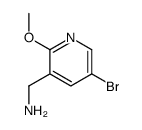 (5-溴-2-甲氧基吡啶-3-基)甲胺盐酸盐结构式