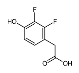 (2,3-二氟-4-羟基苯基)-乙酸结构式