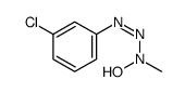 N-[(3-chlorophenyl)diazenyl]-N-methylhydroxylamine结构式