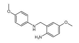 4-methoxy-2-[(4-methoxyanilino)methyl]aniline Structure