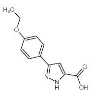 5-(4-乙氧基-苯基)-2H-吡唑-3-羧酸结构式