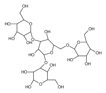 (2R,3R,4S,5R,6R)-4-[(2S,3R,4S,5R,6R)-3,5-dihydroxy-4-[(2R,3R,4S,5S,6R)-3,4,5-trihydroxy-6-(hydroxymethyl)oxan-2-yl]oxy-6-[[(2R,3R,4S,5S,6R)-3,4,5-trihydroxy-6-(hydroxymethyl)oxan-2-yl]oxymethyl]oxan-2-yl]oxy-6-(hydroxymethyl)oxane-2,3,5-triol structure