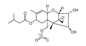 HT-2毒素-13C2,D3结构式