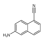 6-aminonaphthalene-1-carbonitrile结构式