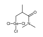 N,N,2-trimethyl-3-trichlorogermylpropanamide Structure