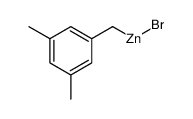 Zinc, bromo[(3,5-dimethylphenyl)methyl]- Structure