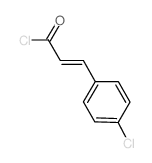 (2E)-3-(4-氯苯基)丙烯酰氯结构式