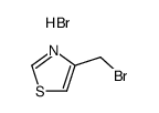 4-(溴甲基)噻唑氢溴酸盐结构式