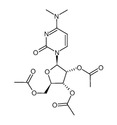 (2R,3R,4R,5R)-2-(acetoxymethyl)-5-(4-(dimethylamino)-2-oxopyrimidin-1(2H)-yl)tetrahydrofuran-3,4-diyl diacetate结构式