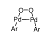 Pd2(η2-O2)(Ar)2结构式