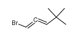 (R)(S)-1-bromo-4,4-dimethyl-1,2-pentadiene结构式