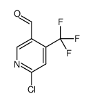 6-chloro-4-(trifluoromethyl)pyridine-3-carbaldehyde Structure