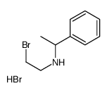 (1R)-N-(2-bromoethyl)-1-phenylethanamine,hydrobromide Structure