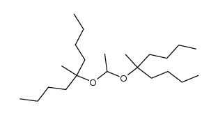 acetaldehyde-[bis-(1-butyl-1-methyl-pentyl)-acetal] Structure